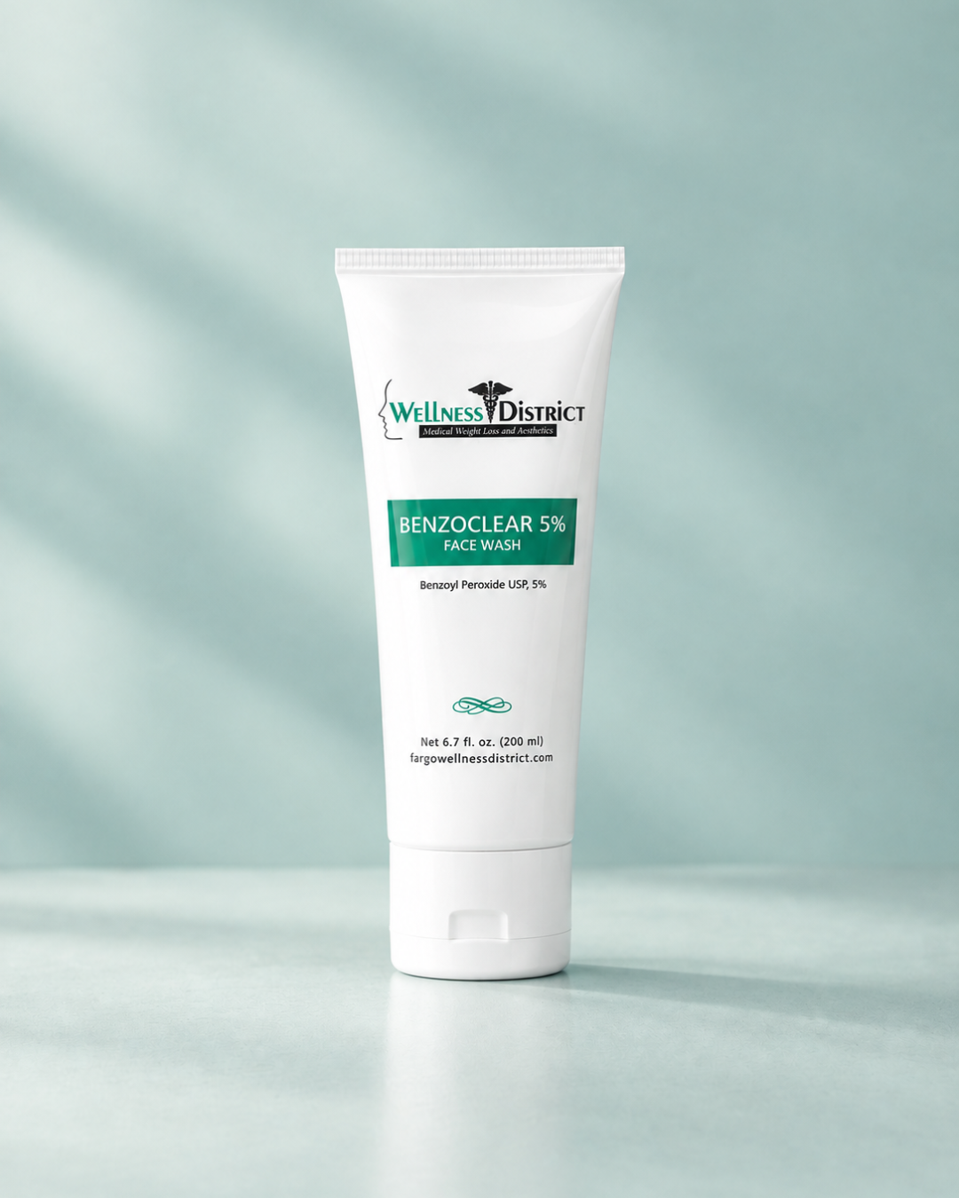 Wellness District BenzoClear Wash 5% Benzoyl Peroxide Acne Cleanser