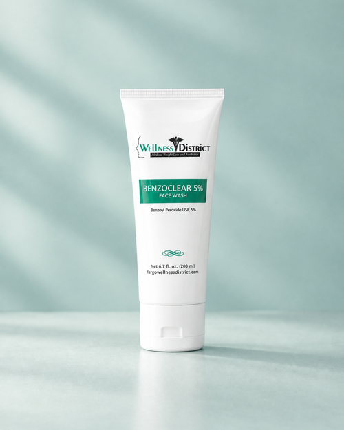 Wellness District BenzoClear Wash 5% Benzoyl Peroxide Acne Cleanser