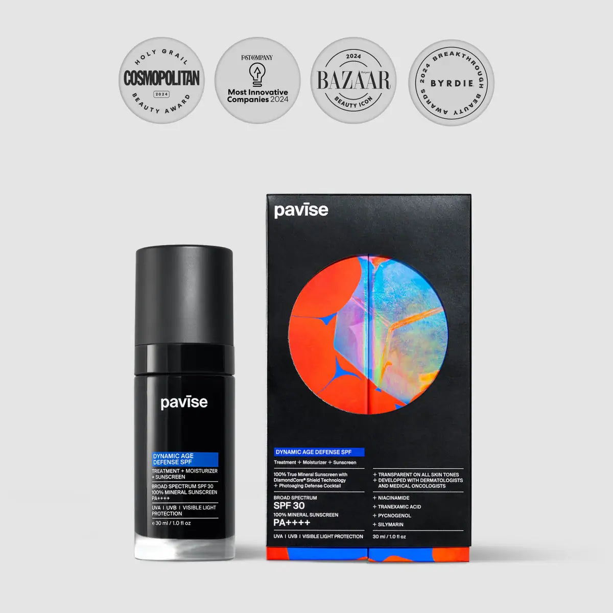 Pavise Dynamic Age Defense mineral UV treatment