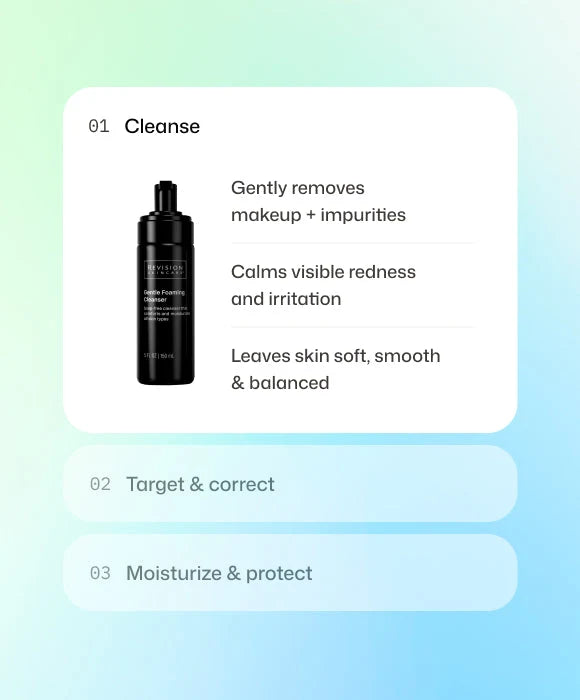 Gentle Foaming Cleanser benefits for removing impurities and soothing skin