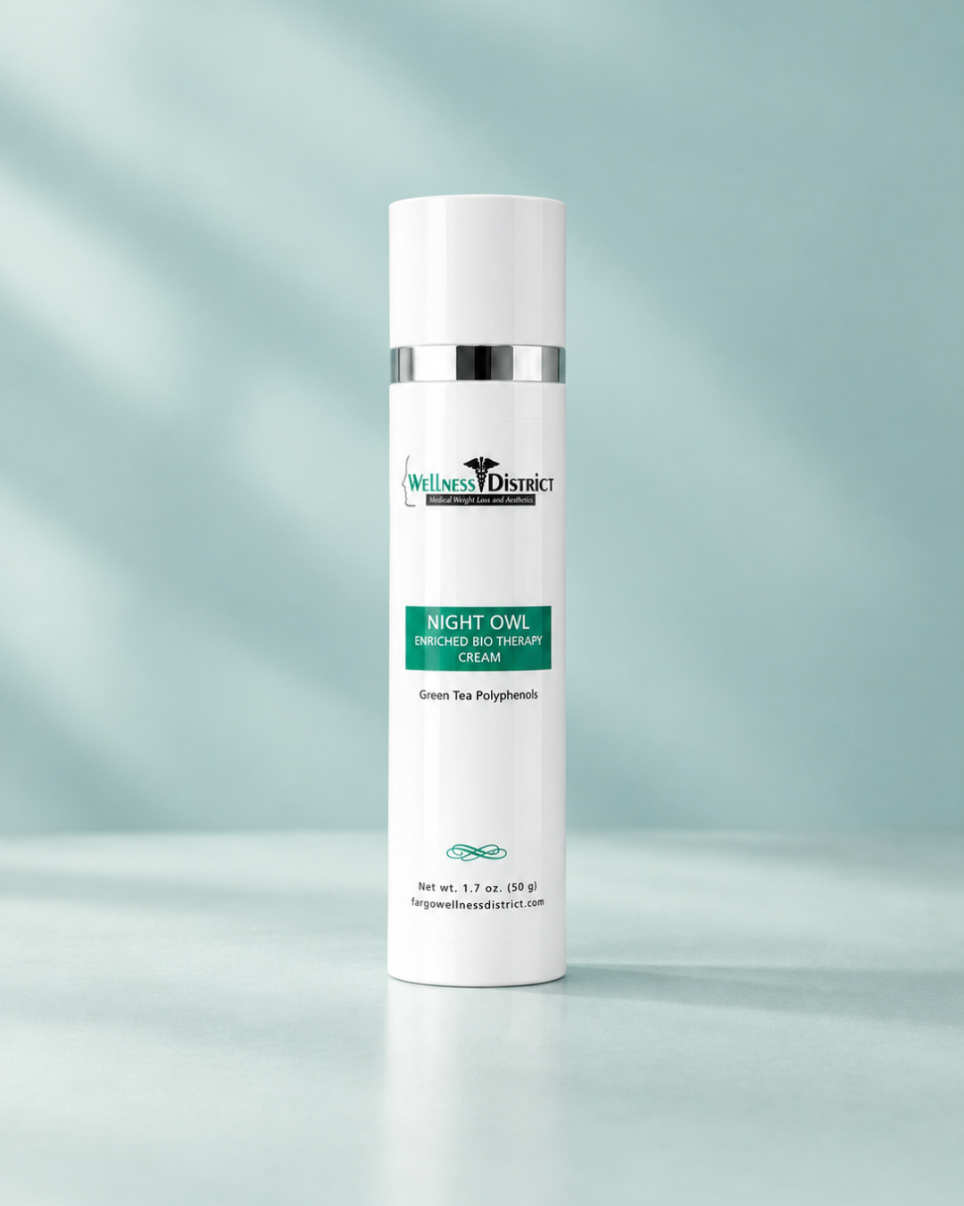 Wellness District Night Owl Enriched Bio Therapy Cream with Green Tea Polyphenols 1.7 oz